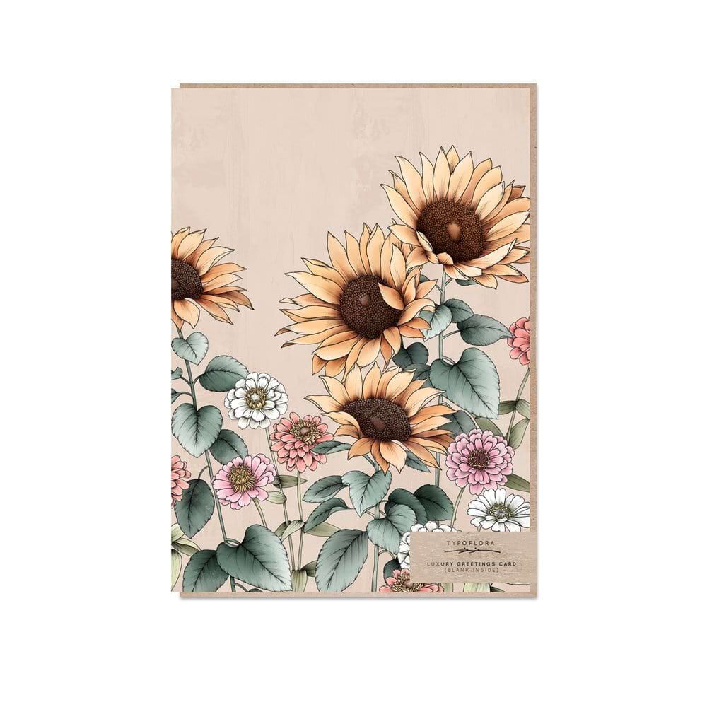 Sunflower Card