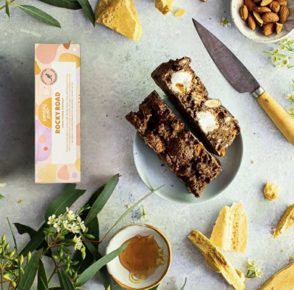Pebbly Path Rocky Road - Honeycomb Highway
