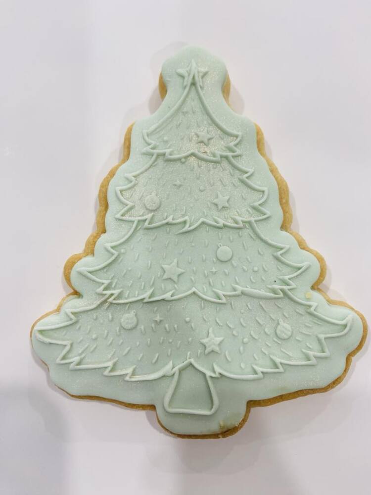 Christmas Tree Sugar Cookie 