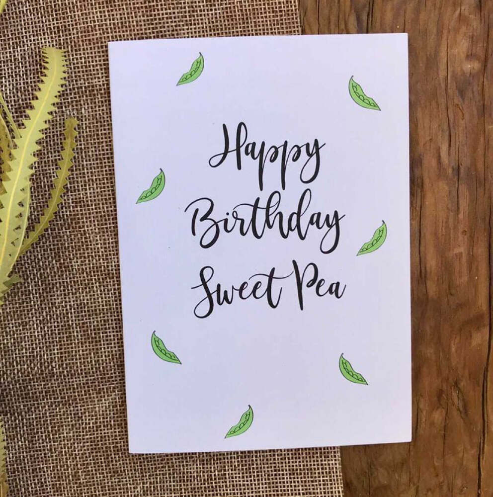 Happy Birthday Sweet Pea