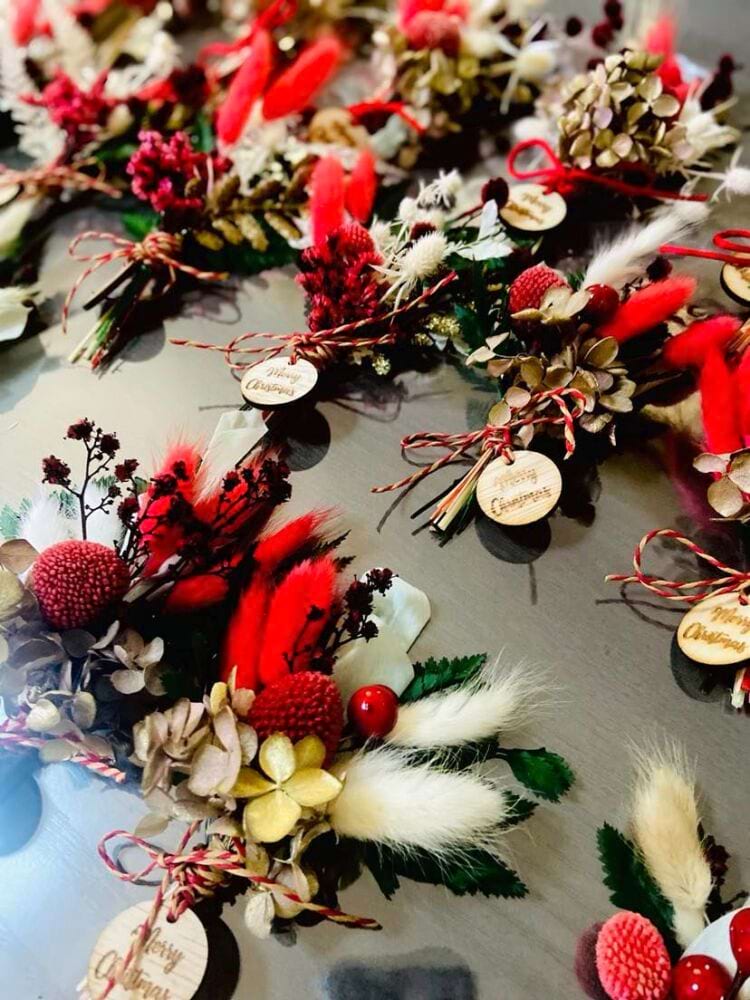 Christmas Mini Posy (Everlasting)