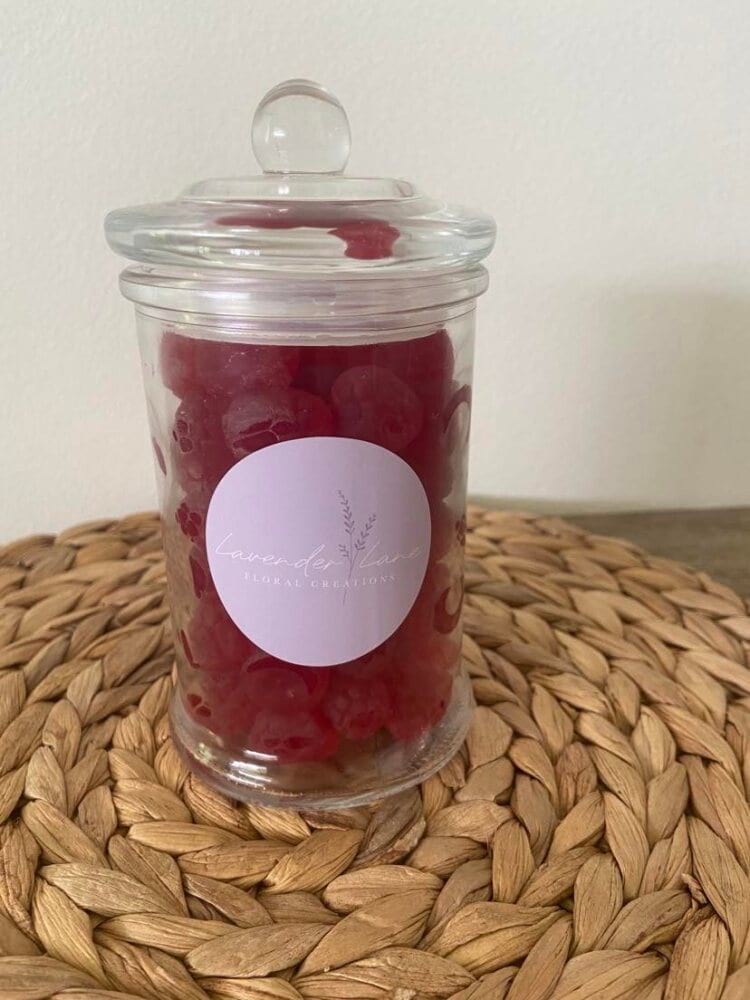 Lolly Jar - Raspberries