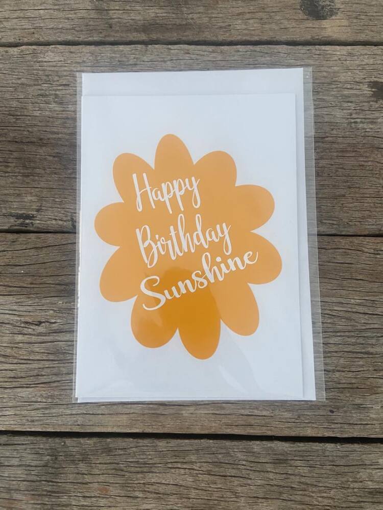 Happy Birthday Sunshine 