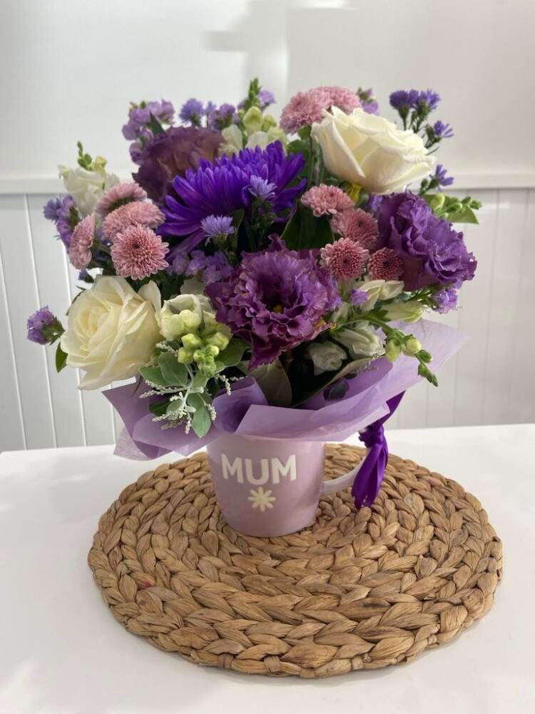 Mum Mug - Purple Tones 