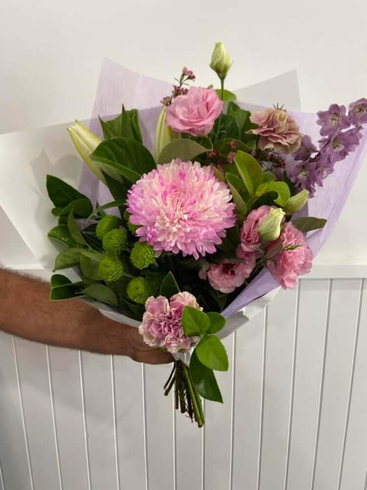 Pink and Mauve mixed Bouquet