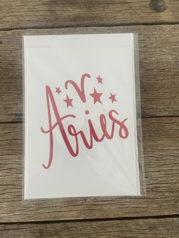 Aries Greeting Card 