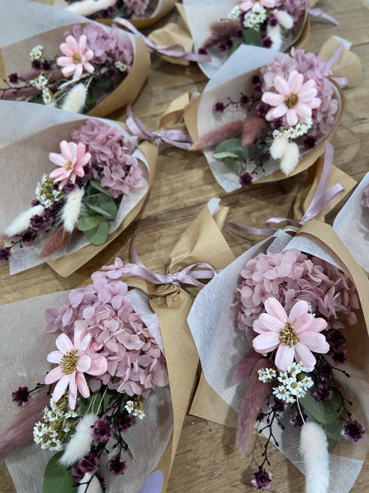 Everlasting Mini Posy - Pink 
