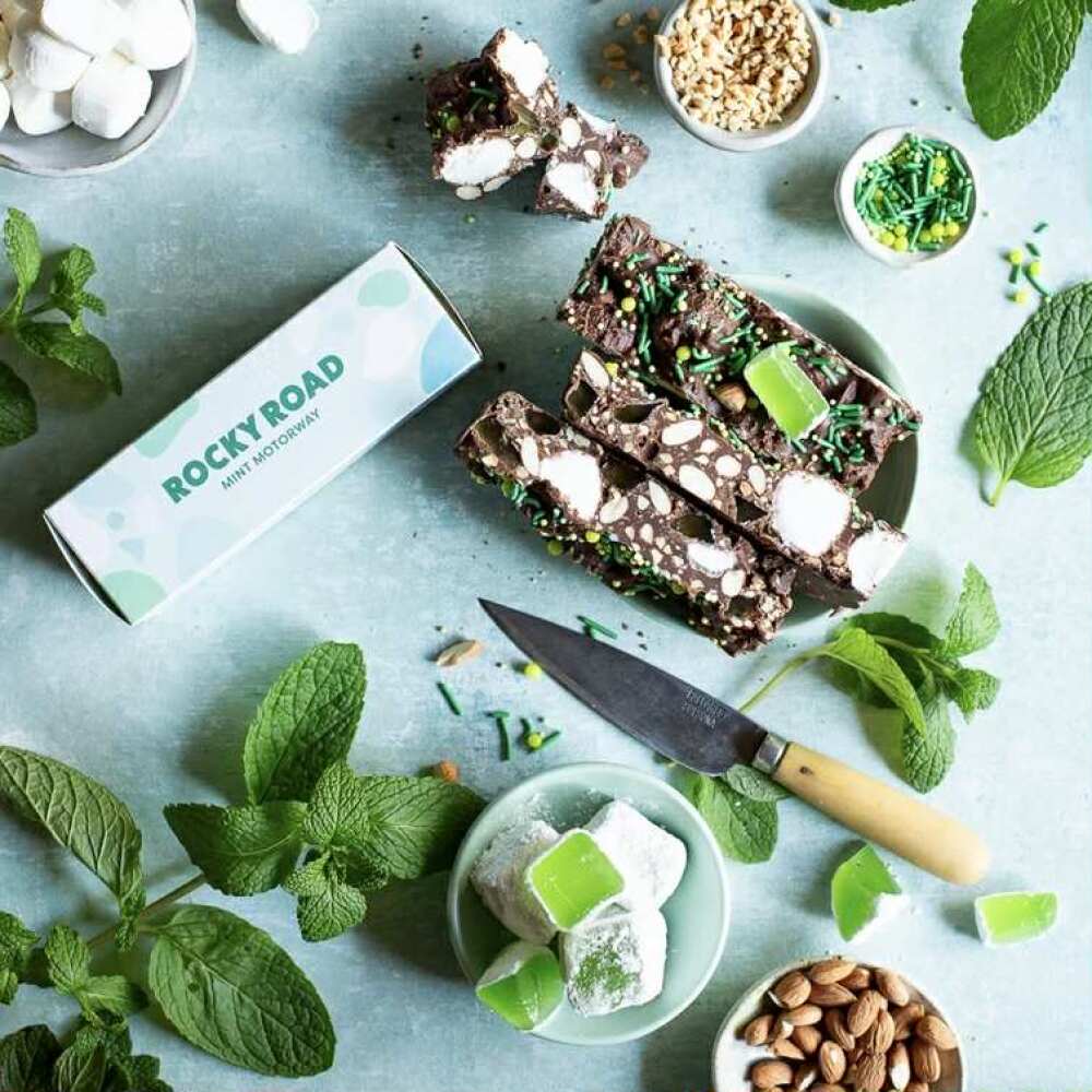 Pebbly Path Rocky Road - Mint Motorway