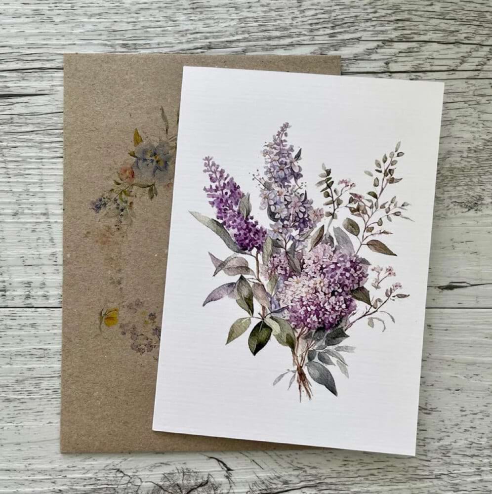 Spring Floral Bouquet Sweet Lilacs (ss)