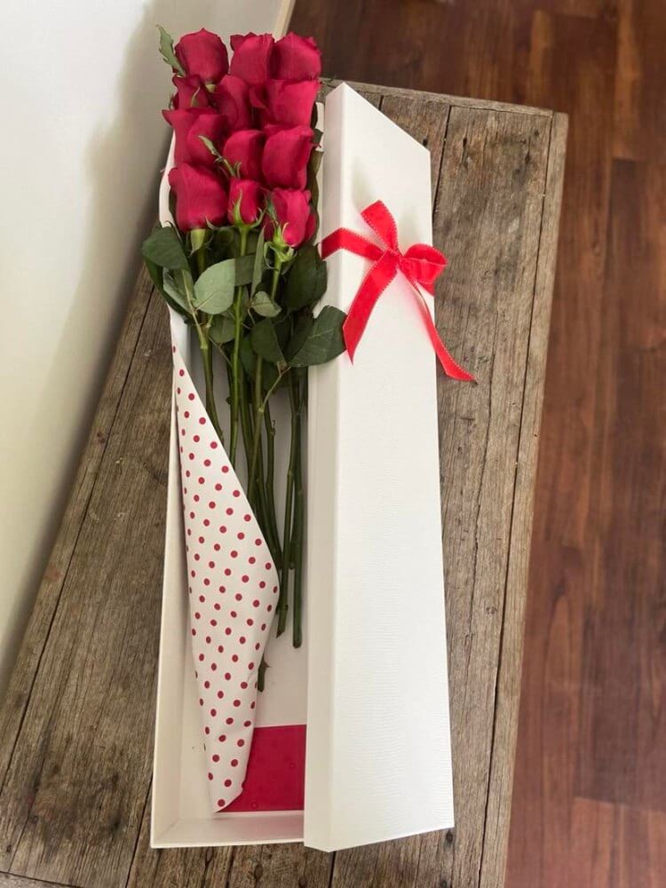 1 Dozen Red Rose Box