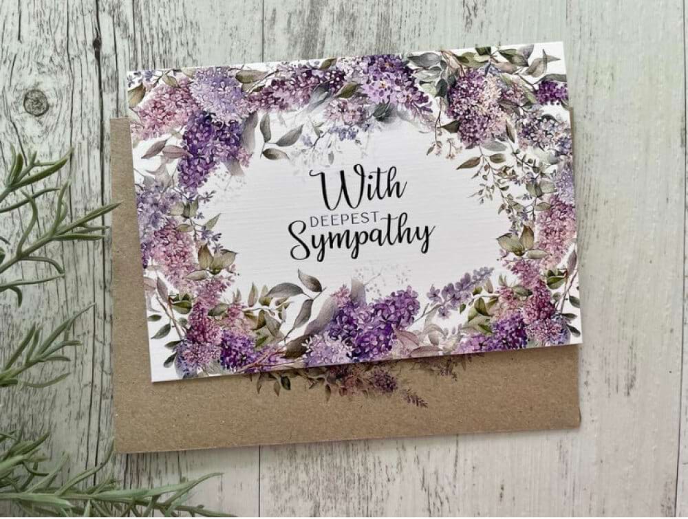 With Deepest Sympathy Card 