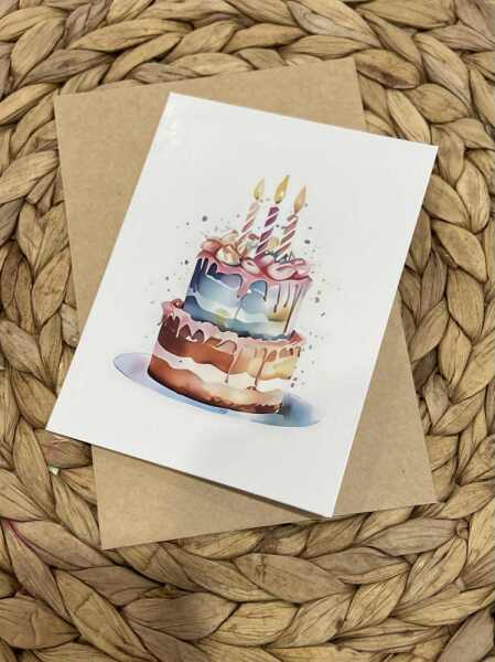 Blank Birthday Card 