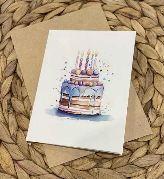 Blank Birthday Card