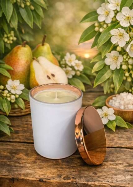 Rose Gold Candle - French Pear