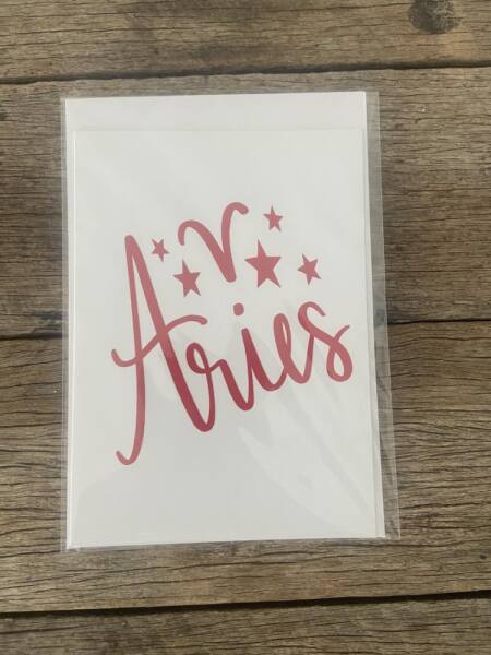 Aries Greeting Card 