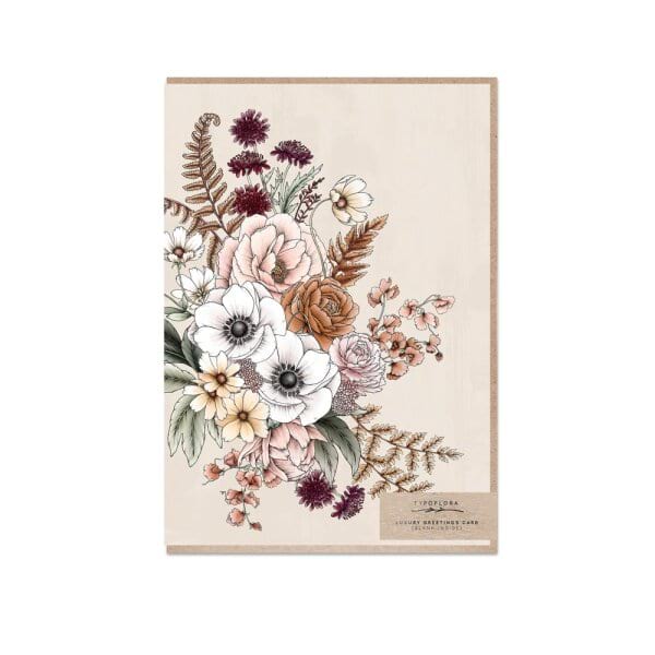 Anemone Greeting Card 
