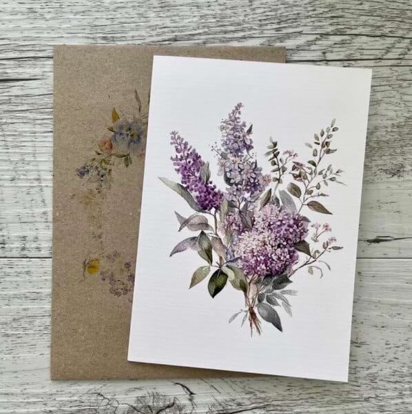 Spring Floral Bouquet Sweet Lilacs (ss)