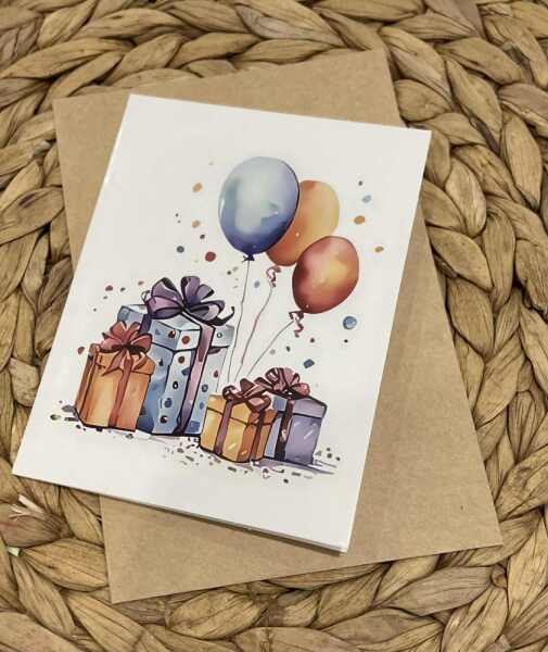 Blank Birthday Card 