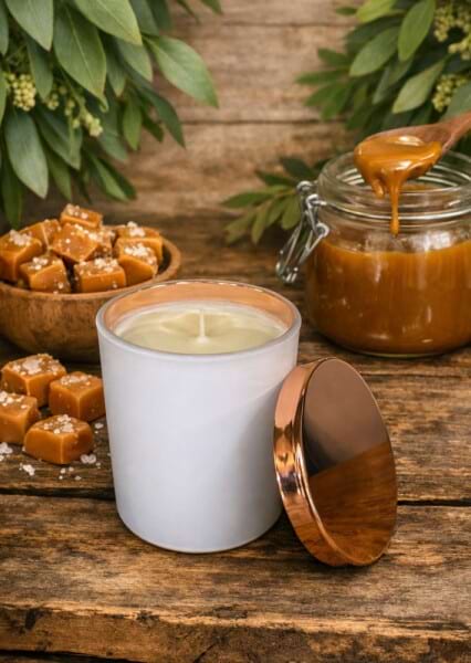 Rose Gold Candle - Salted Caramel