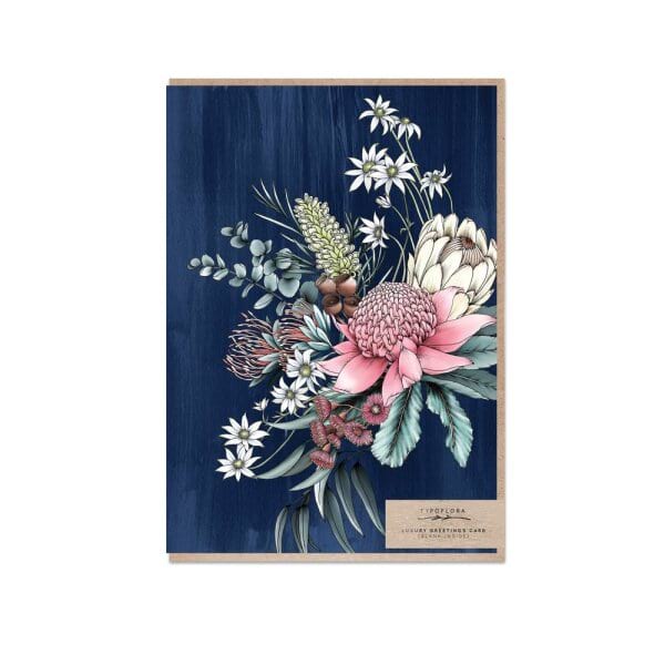 Waratah Greeting Card 